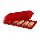 Emile henry kerámia mini baguette sütőforma (krémszínű)