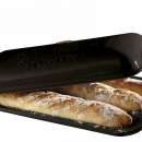 Emile Henry kerámia baguette sütőforma (antracit)