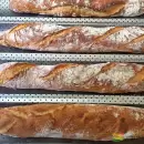 Ibili baguette és kifli sütő lemez, 4 soros